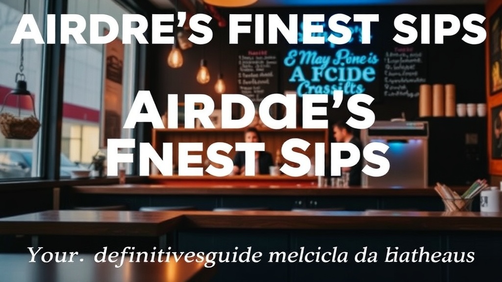 Airdrie's Finest Sips: Your Definitive Guide to Local Cafes and Bakeries