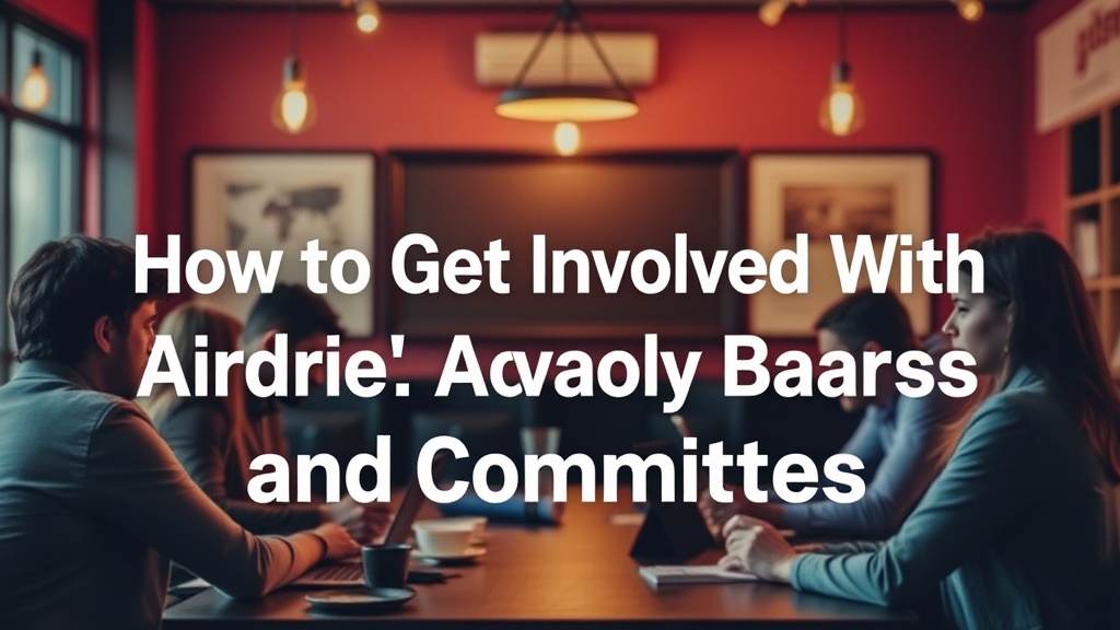 How to Get Involved With Airdrie's Local Advisory Boards and Committees