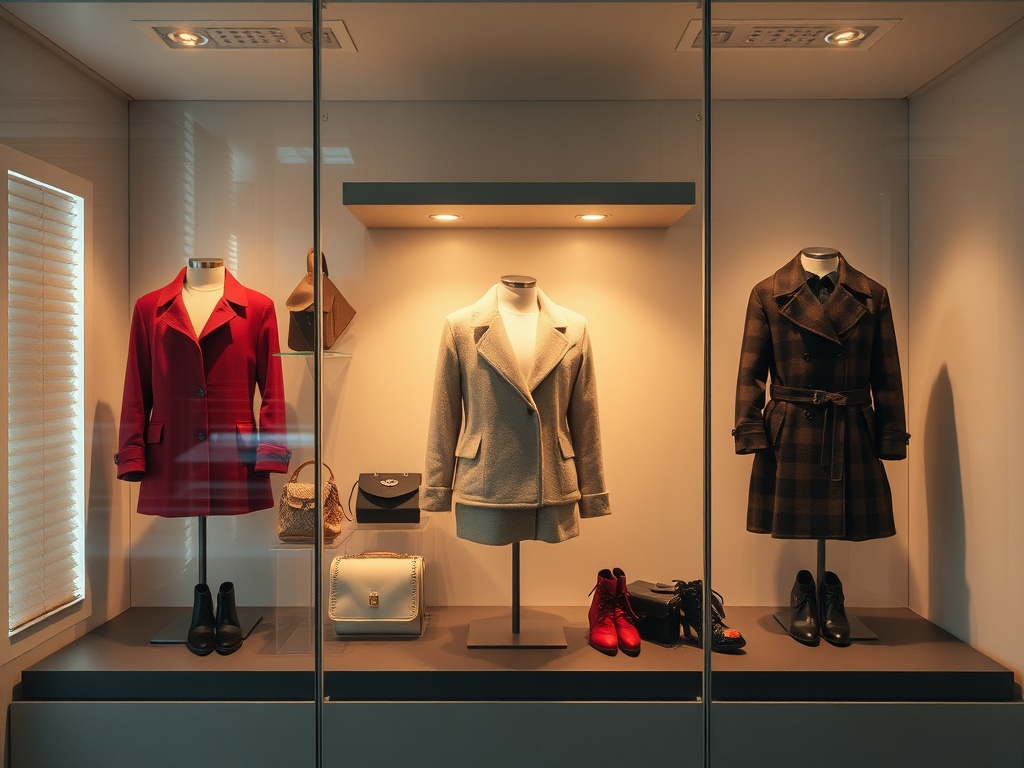 a fashion collectible displayed in a temperature-controlled environment
