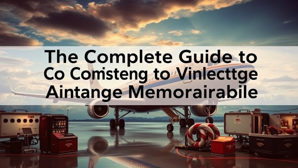 The Complete Guide to Collecting Vintage Airline Memorabilia