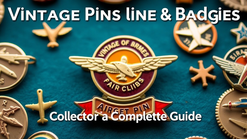 Vintage Airline Pins & Badges: A Collector's Complete Guide