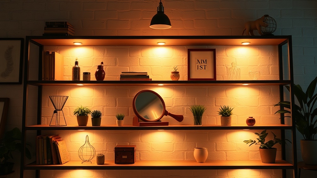 Budget Friendly Lighting Tricks for Your Display Shelves
