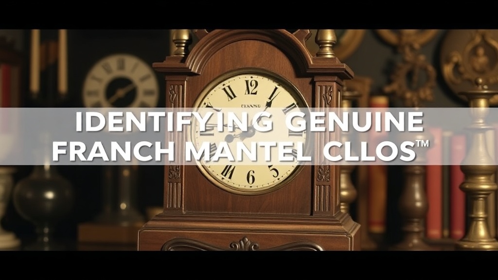 Identifying Genuine French Mantel Clocks