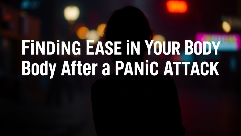 Finding Ease in Your Body After a Panic Attack