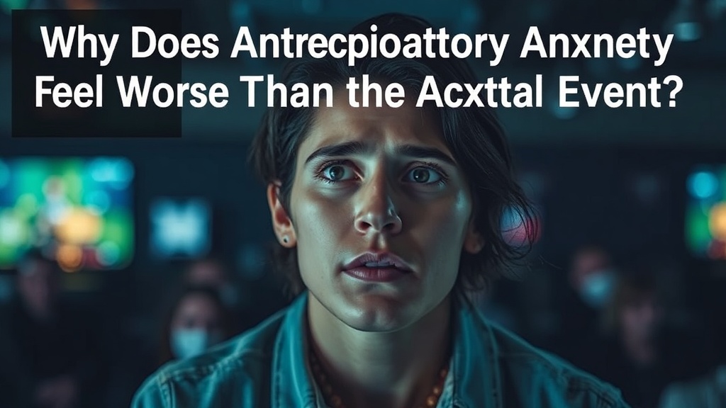 Why Does Anticipatory Anxiety Feel Worse Than the Actual Event?