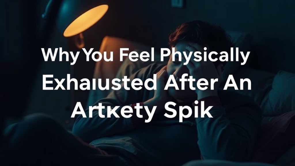 Why You Feel Physically Exhausted After An Anxiety Spike