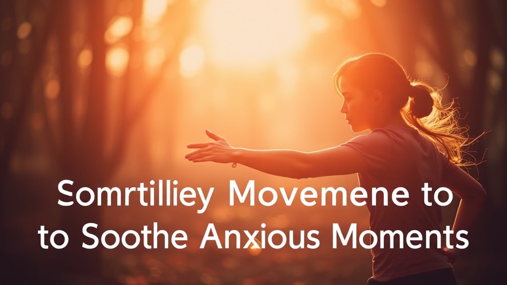 Your Body's Whisper: Gentle Movement to Soothe Anxious Moments