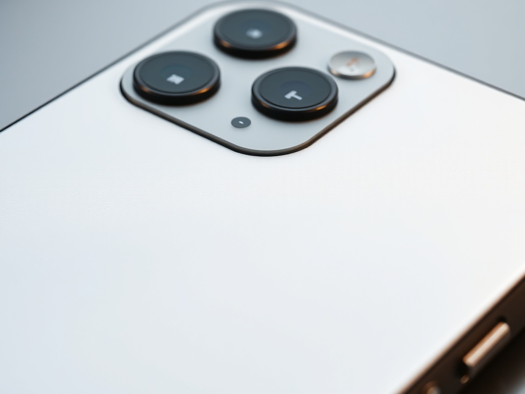 ultra detailed iPhone 15 Pro titanium finish close-up soft lighting premium feel