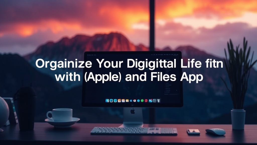 Organize Your Digital Life with Apple iCloud and Files App