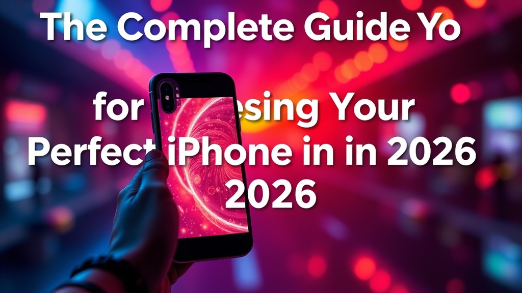 The Complete Guide to Choosing Your Perfect iPhone in 2026