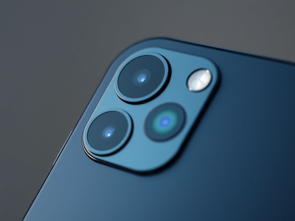 A close-up of an iPhone with an ultra-clear camera shot