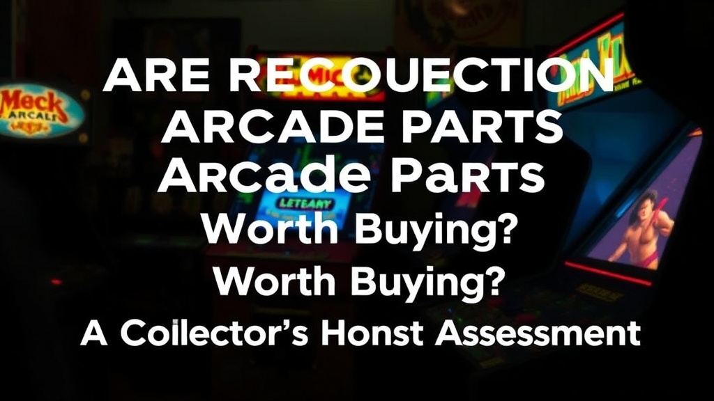Are Reproduction Arcade Parts Worth Buying? A Collector's Honest Assessment