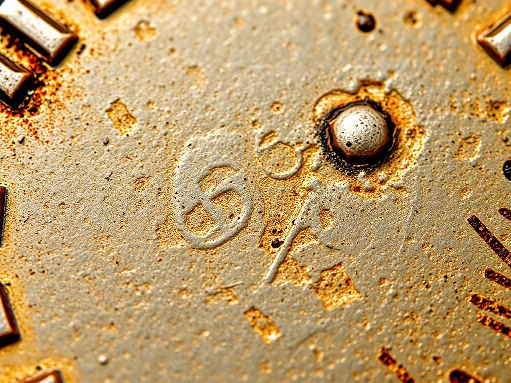 macro shot of a rare arcade token showing intricate engraving and minimal wear