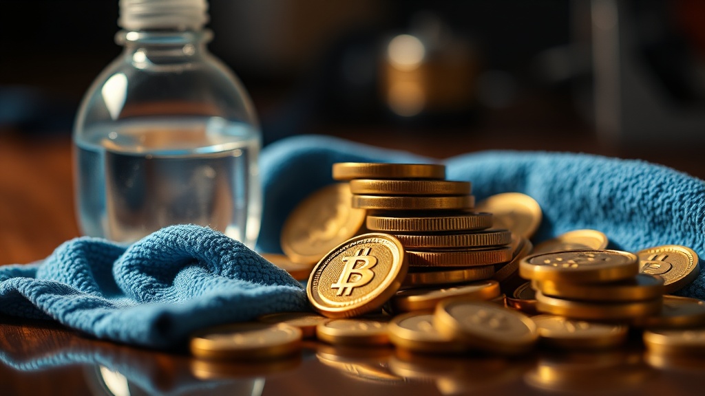 Keeping Your Tokens Shiny with Microfiber and Distilled Water