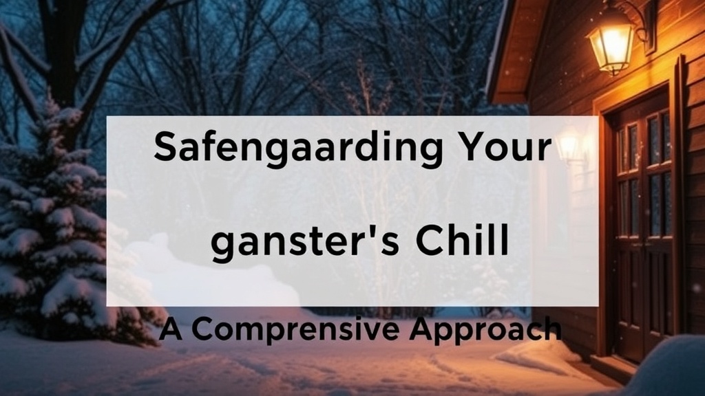 Safeguarding Your Arnprior Residence Against Winter's Chill: A Comprehensive Approach