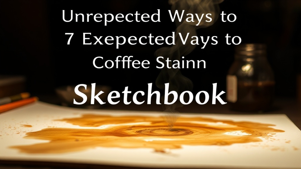 7 Unexpected Ways to Use Coffee Stains in Your Sketchbook