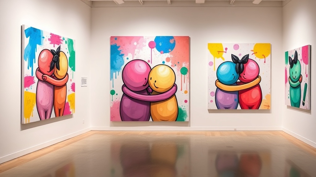 Jon Burgerman's First New York Solo Show Is a Tender, Melancholy Surprise