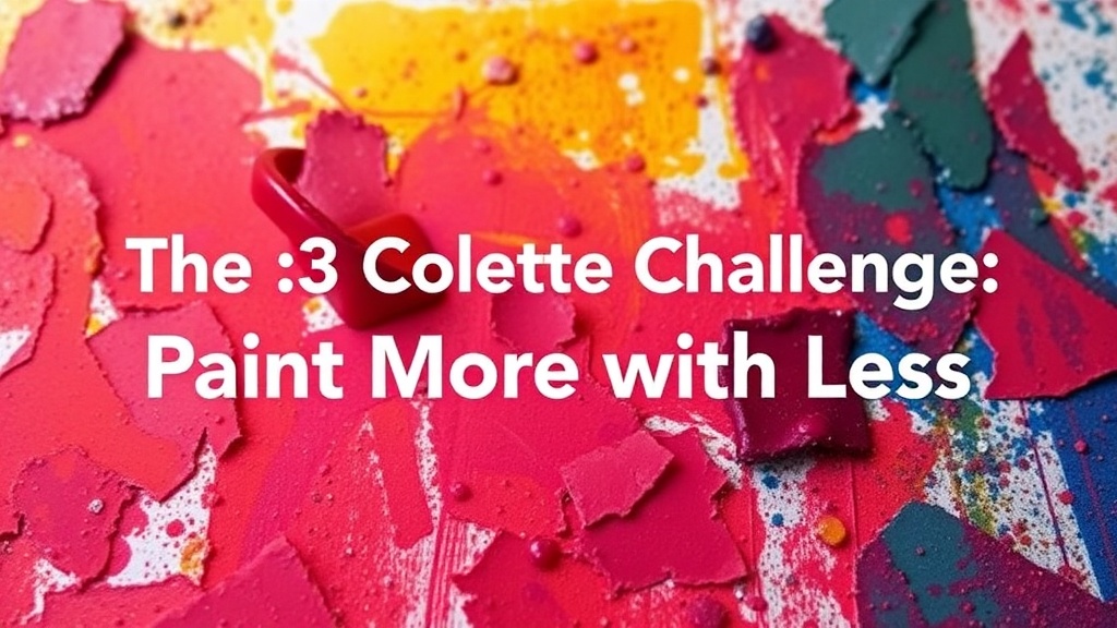 The 3-Color Palette Challenge: Paint More with Less