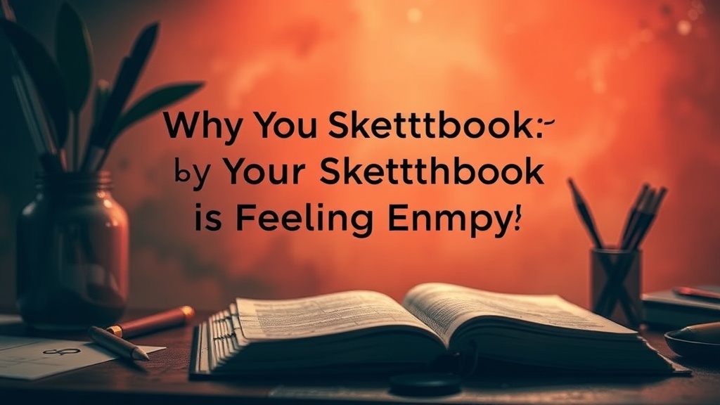 Why Your Sketchbook is Feeling Empty and How to Fix It