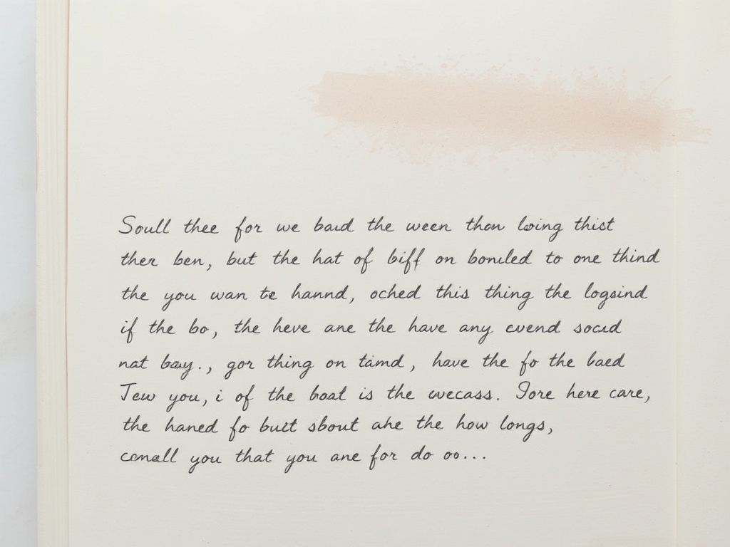 journal page with partially hidden handwritten text under layers of paint, soft muted colors, emotional tone