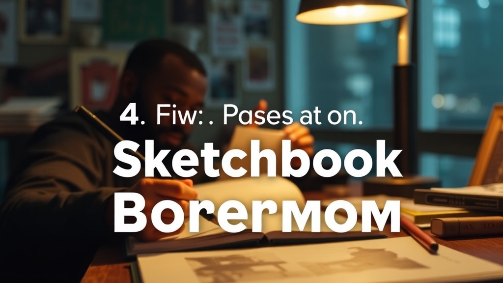 4 Ways to Fix Your Sketchbook Boredom