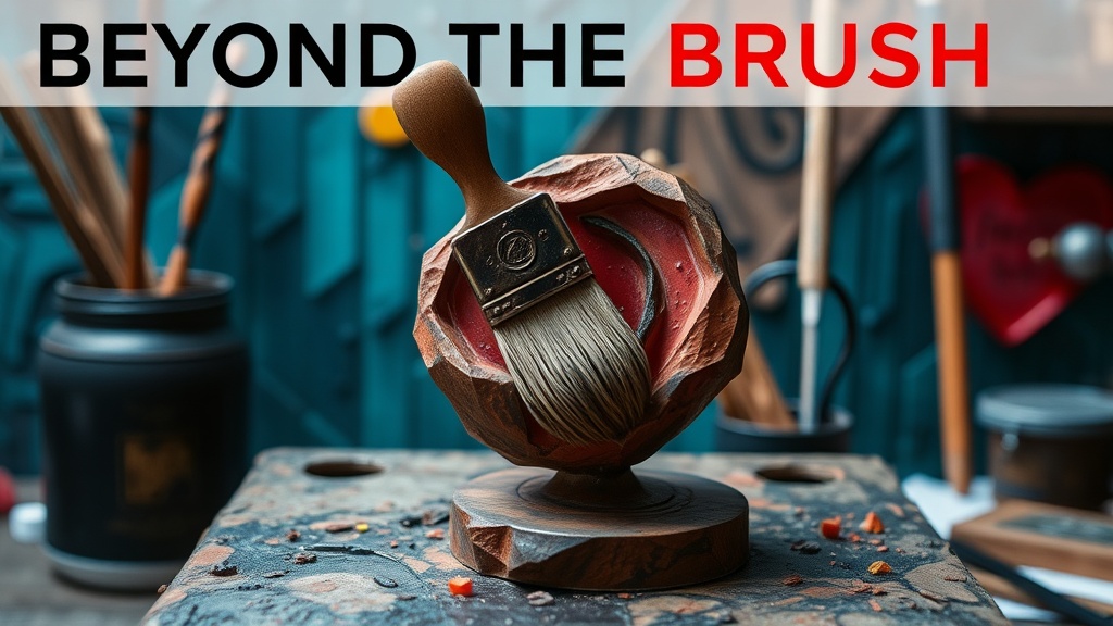 Beyond the Brush: 4 Unexpected Tools for Sculptural Painting