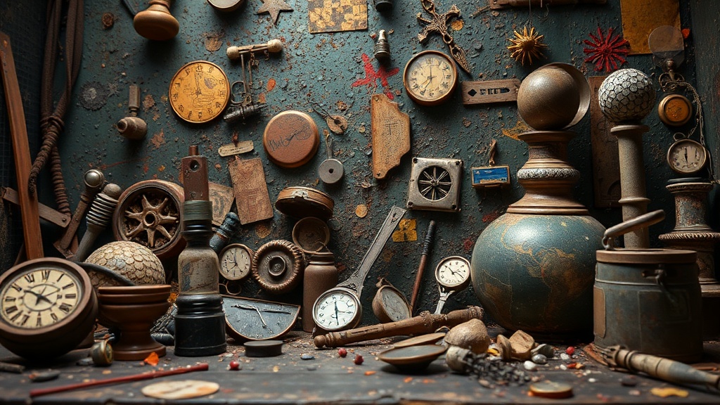 Building Depth with Mixed Media Textures and Found Objects