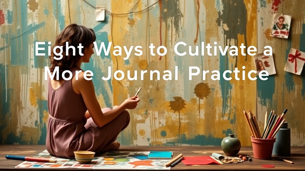 Eight Ways to Cultivate a More Joyful Art Journal Practice