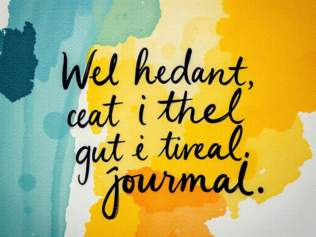 close-up of handwritten journal text over painted background, imperfect lettering, emotional and raw feel