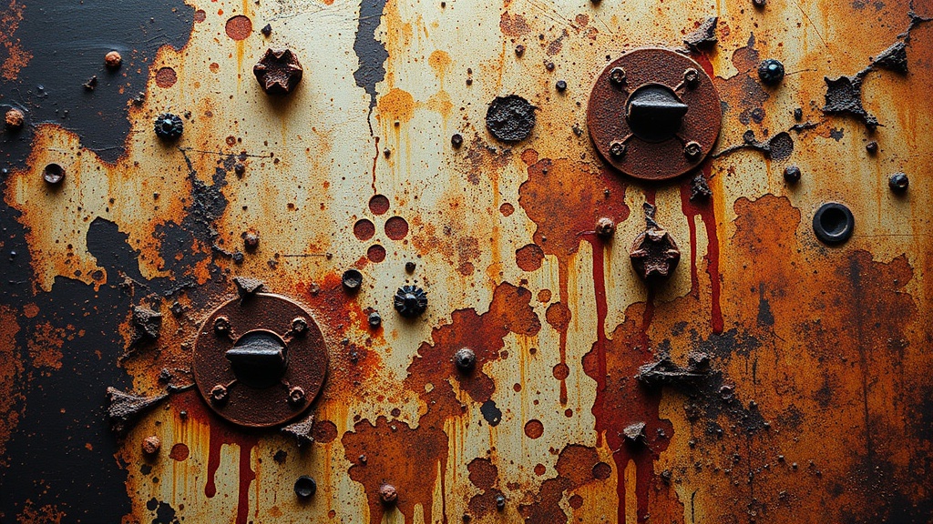 Ink and Iron: Exploring Rust and Oxidation in Mixed Media