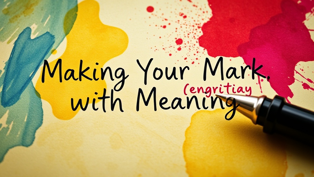 Making Your Mark with Meaning: How to Integrate Text and Handwriting into Art Journals