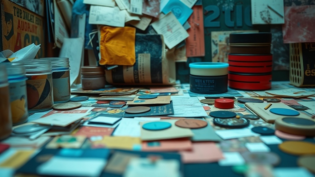 Where Do Artists Find the Most Interesting Collage Materials? (Hint: Not the Art Store)