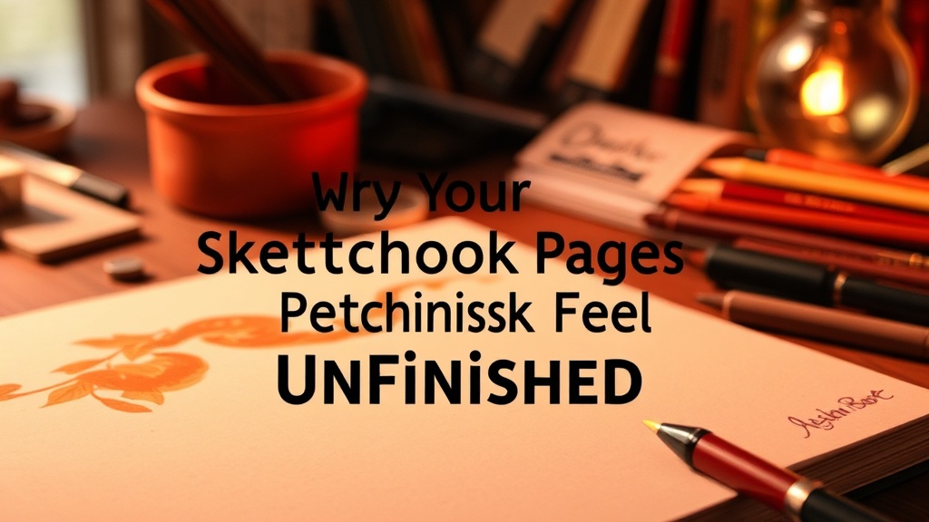 Why Your Sketchbook Pages Feel Unfinished