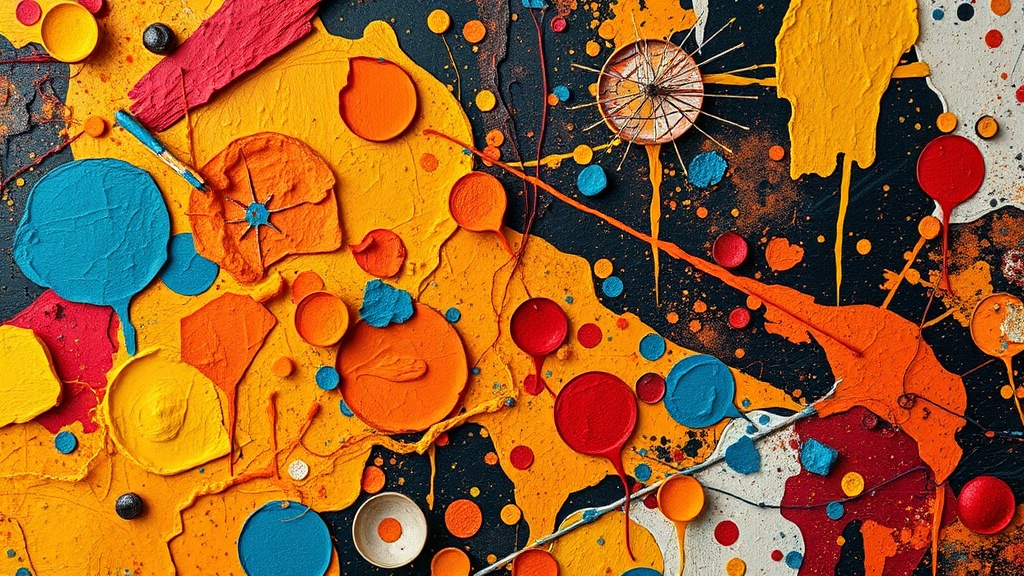 How to Create Stunning Textured Abstract Art with Everyday Household Items