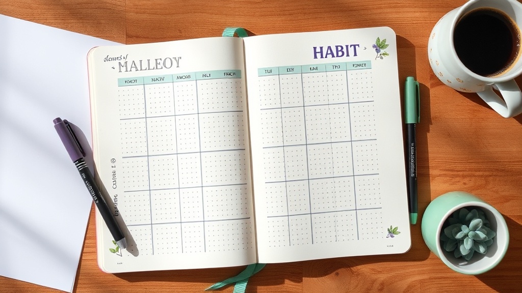 How to Set Up a Habit Tracker Spread (The One That Actually Shows Progress)