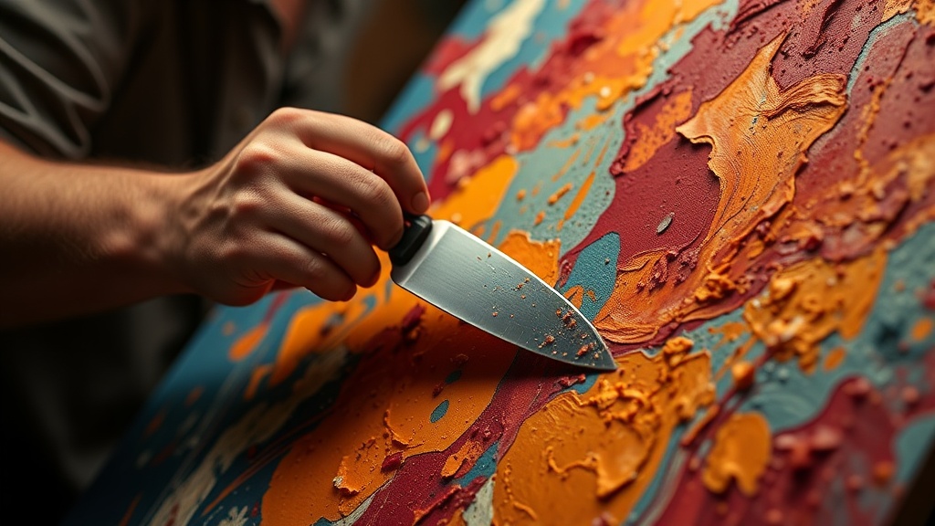 Mastering the Art of Palette Knife Texturing