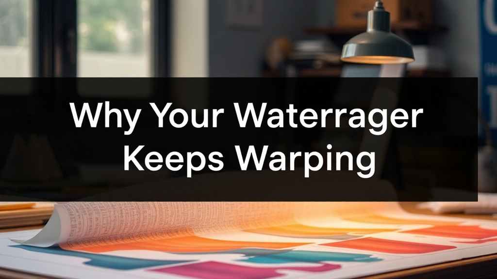 Why Your Watercolor Paper Keeps Warping