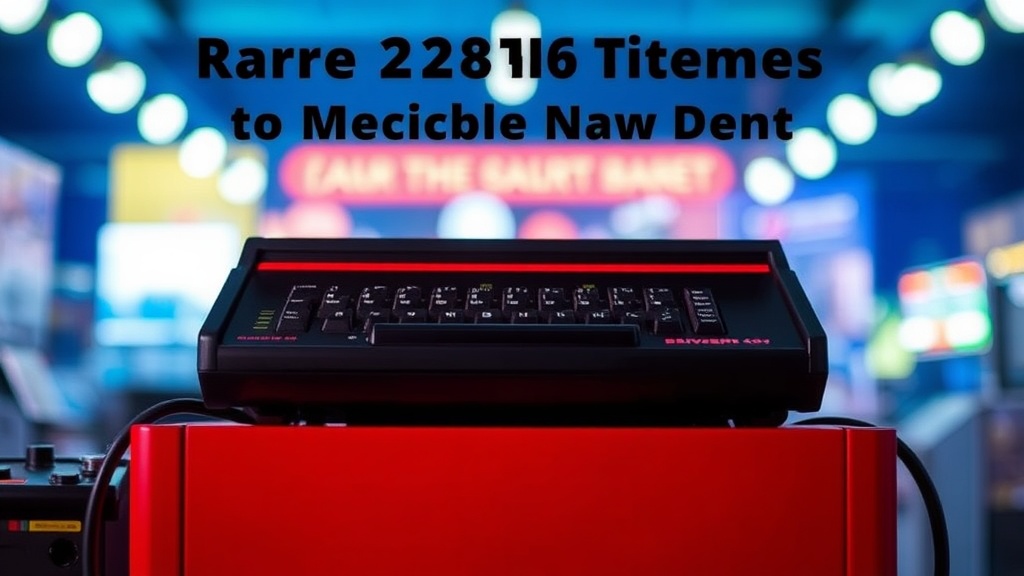 Rare Atari 2600 Titles to Watch for at Local Flea Markets