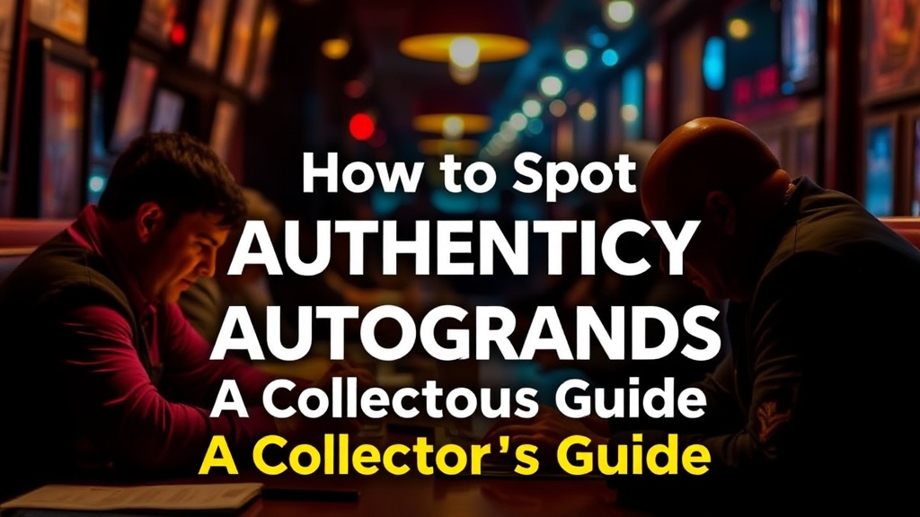 How to Spot Authentic Celebrity Autographs: A Collector's Guide