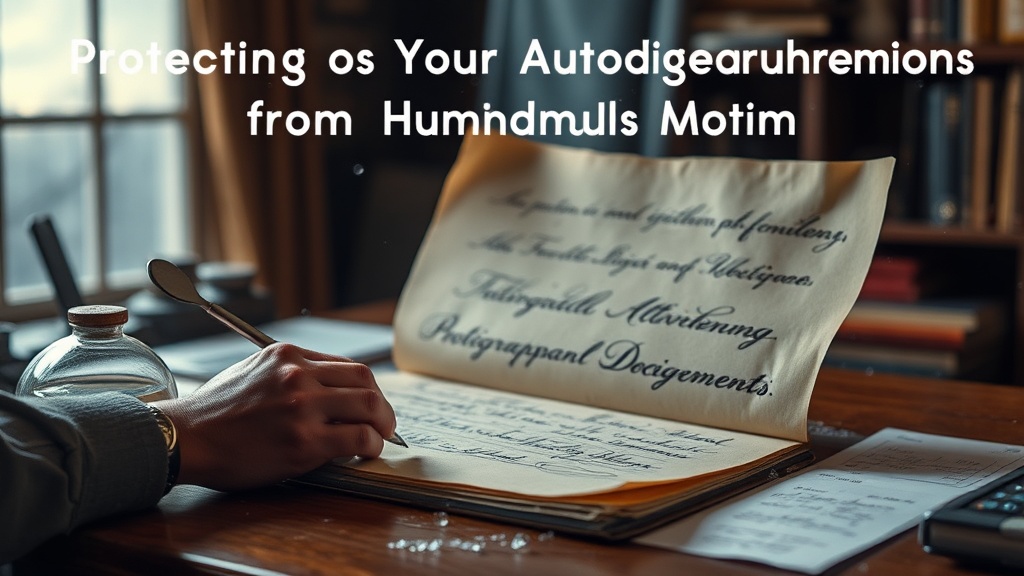 Protecting Your Autographed Documents from Humidity and Moisture