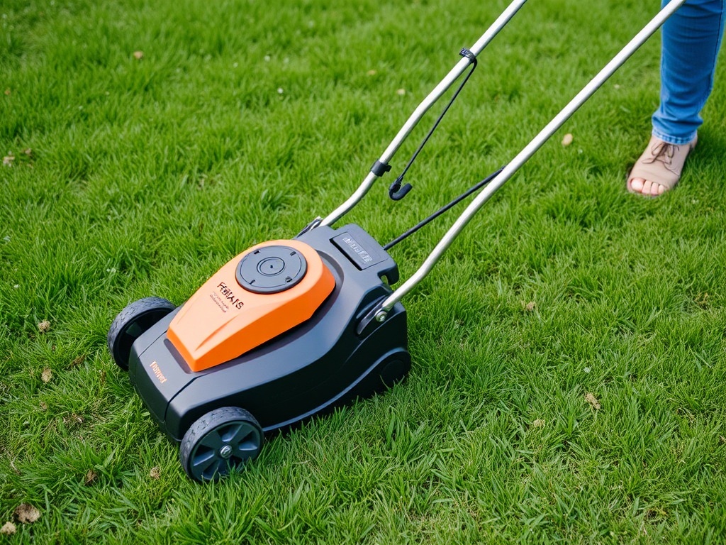 Fiskars reel mower