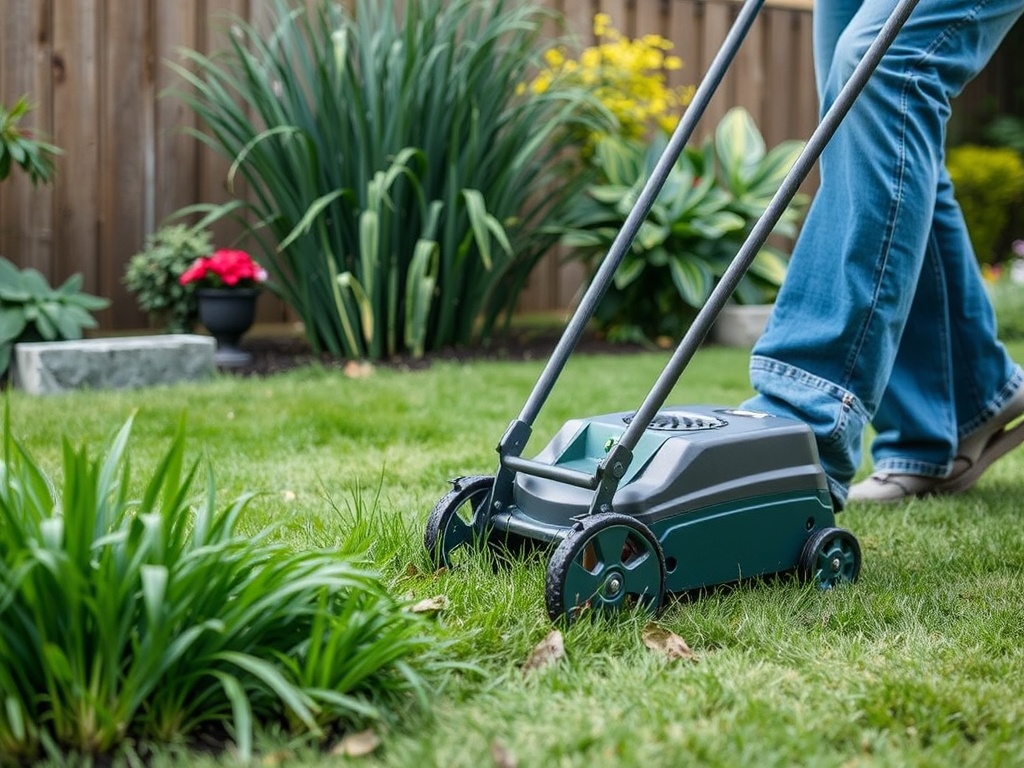 manual reel lawn mower