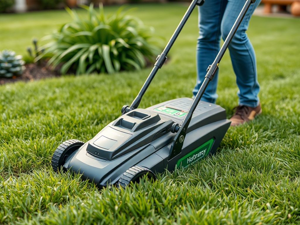 battery electric lawn mower