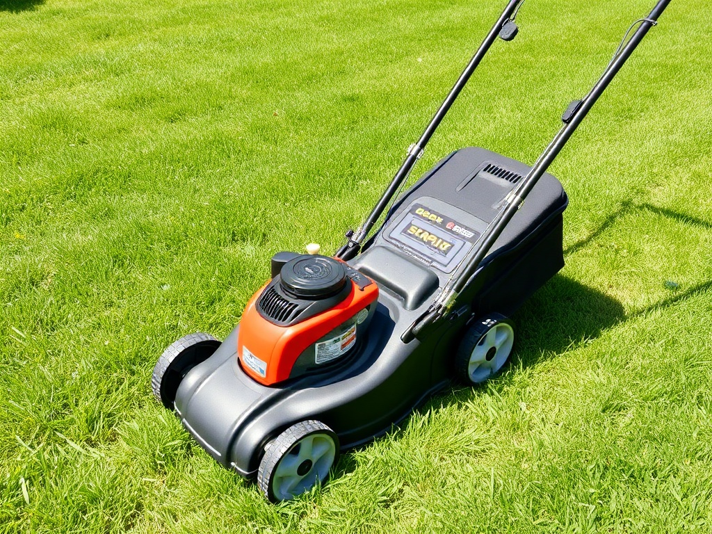small gas push mower