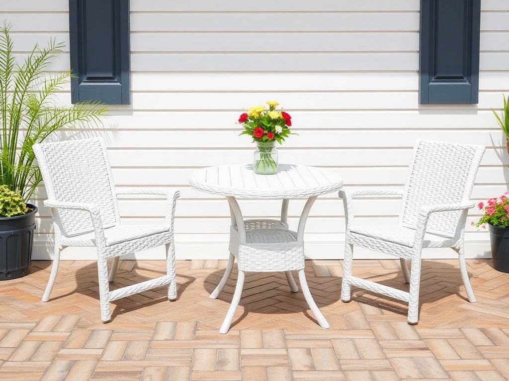 Devoko wicker patio set