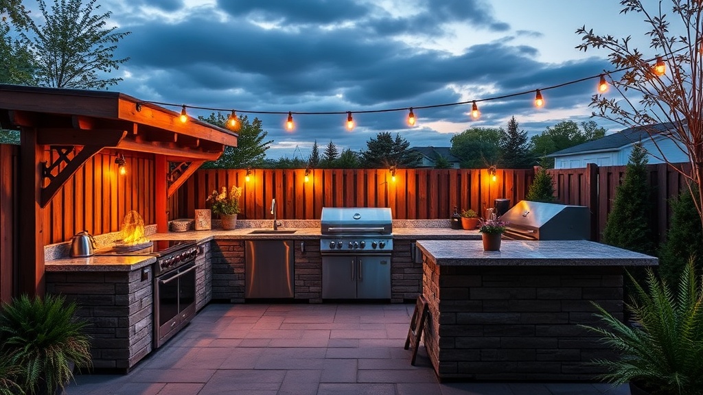 Building a Custom Outdoor Kitchen That Won't Break Your Budget
