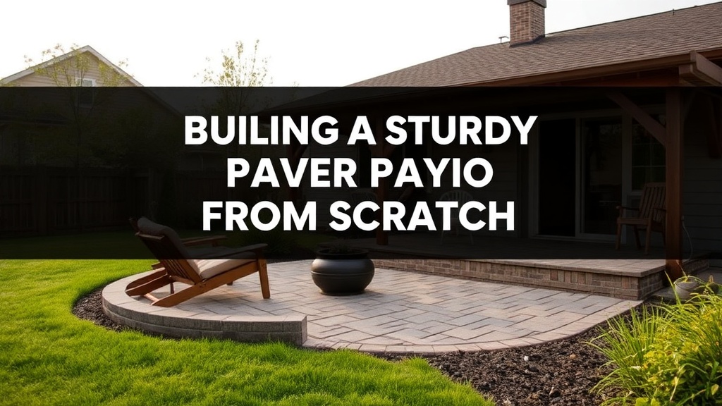 Building a Sturdy Paver Patio from Scratch
