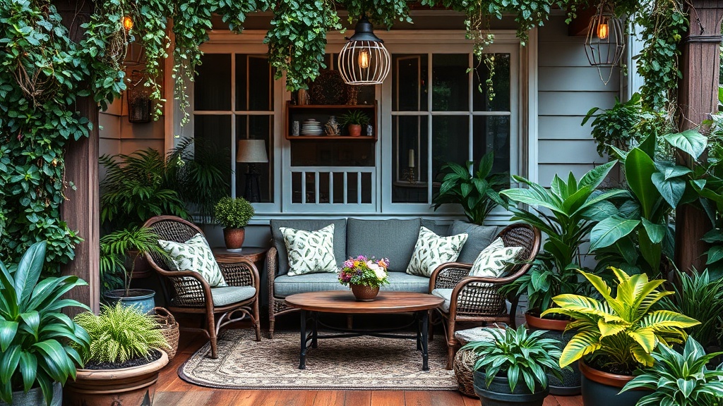 Creating a Cozy Outdoor Reading Nook with Low Maintenance Plants