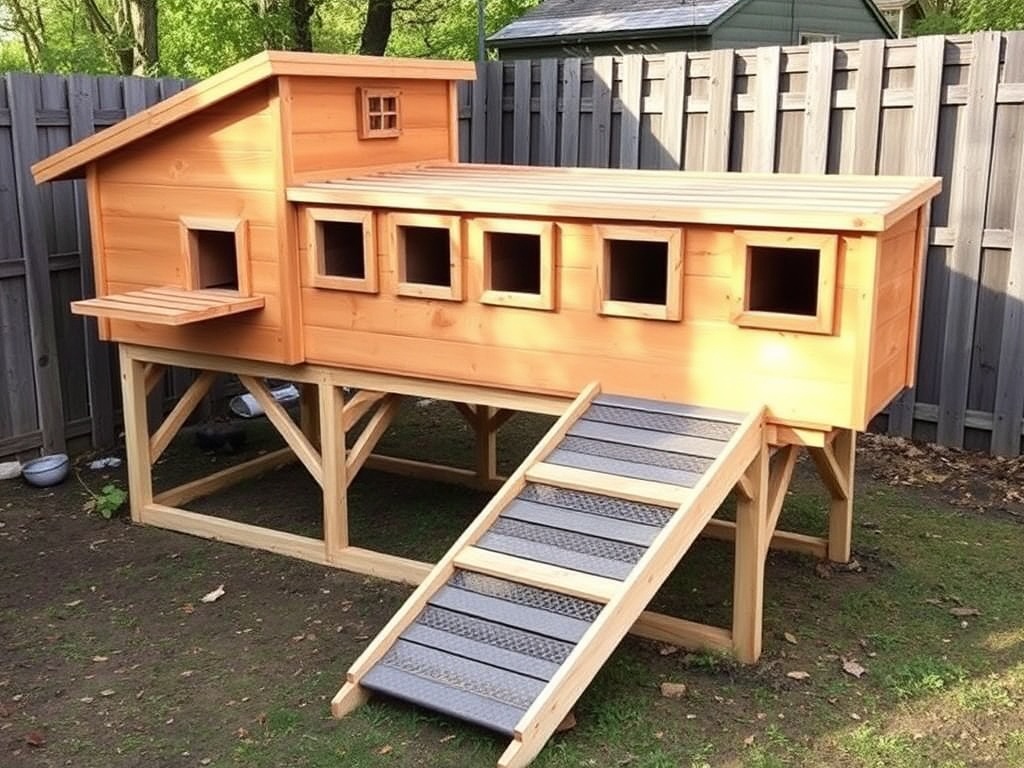 simple wooden chicken coop design