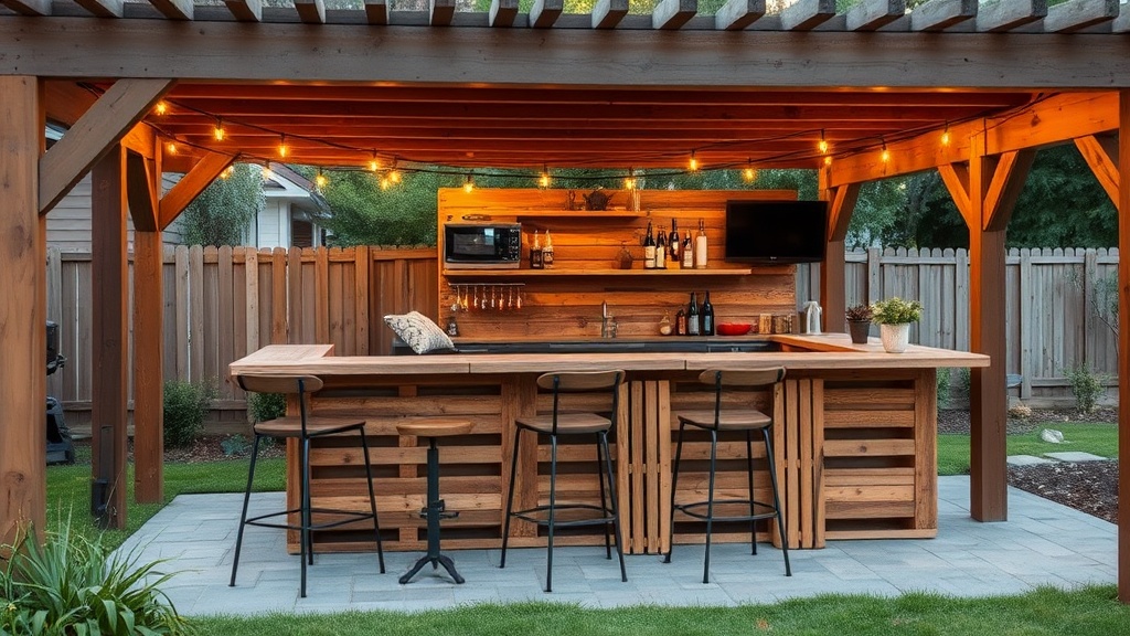 How to Build a DIY Outdoor Bar (Weekend Project)